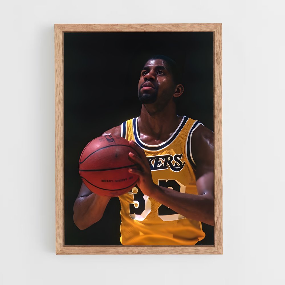 Poster Show Time Magic – affiche Basketball (vue 4)